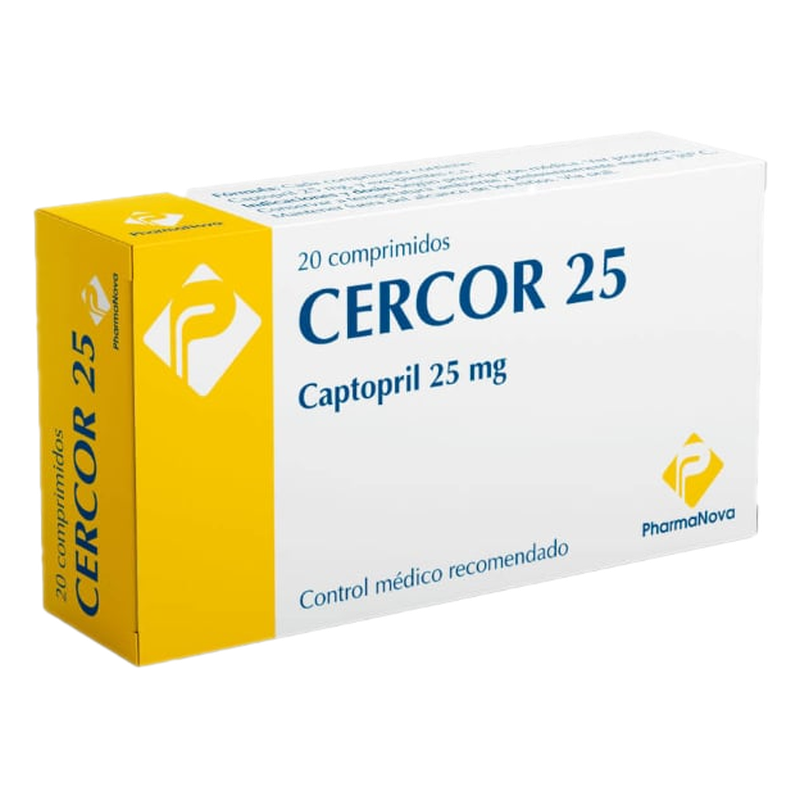 Cercor 25 Ml X 20 Comprimidos