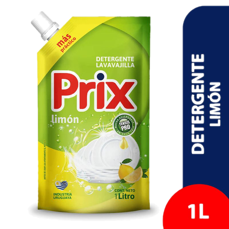 Detergente Lavavajilla Prix Limón 1 L