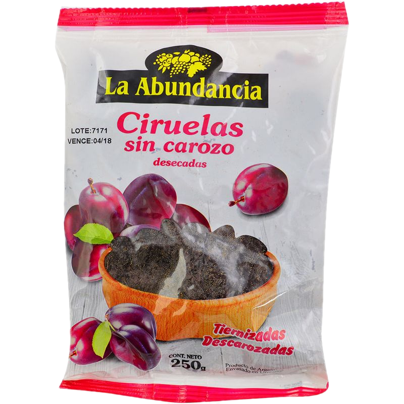 Ciruela Sin Carozo La Abundancia 250 G