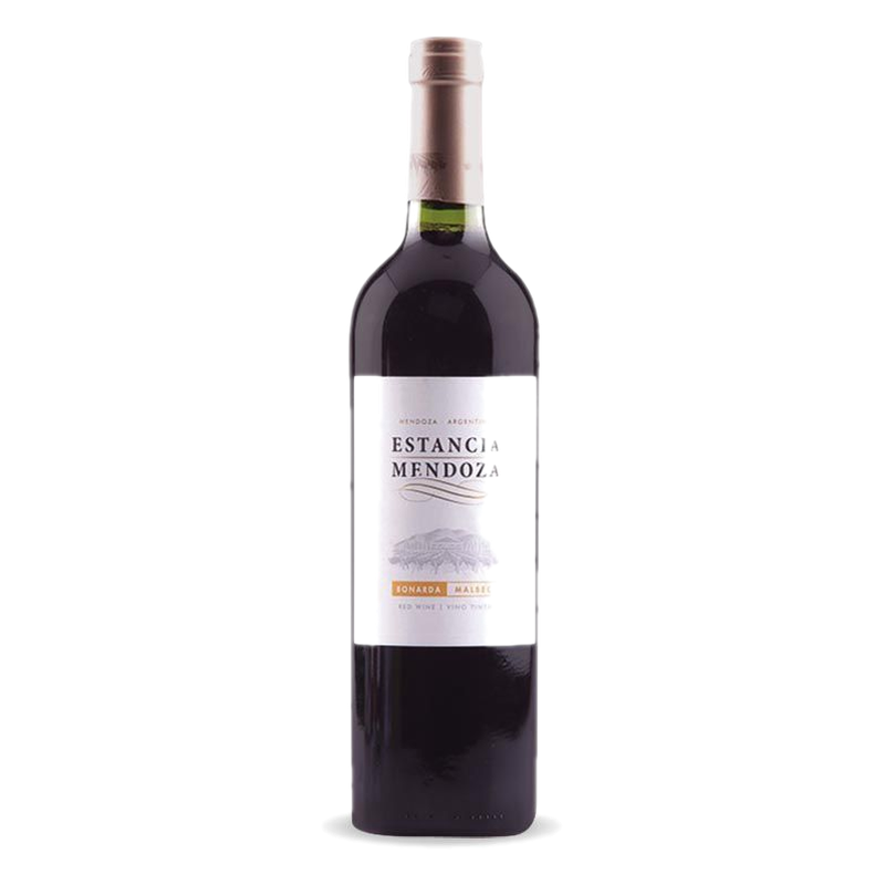 Vino Estancia Mendoza Tinto Bonarda Y Malbec 750 Ml
