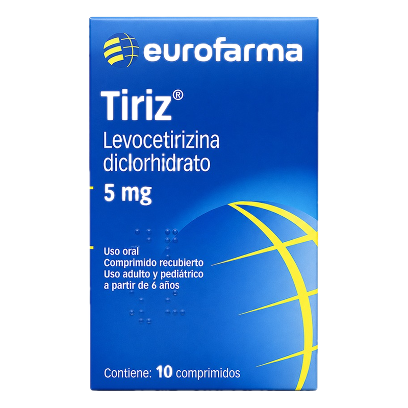 Tiriz 5 Mg X 10 Comprimidos