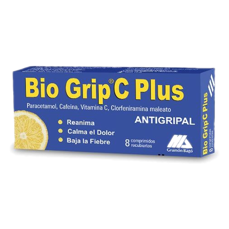 Bio Grip Plus C X 8 Comprimidos