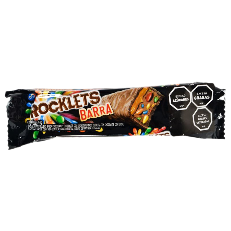 Barra De Chocolate Rocklets 44 G