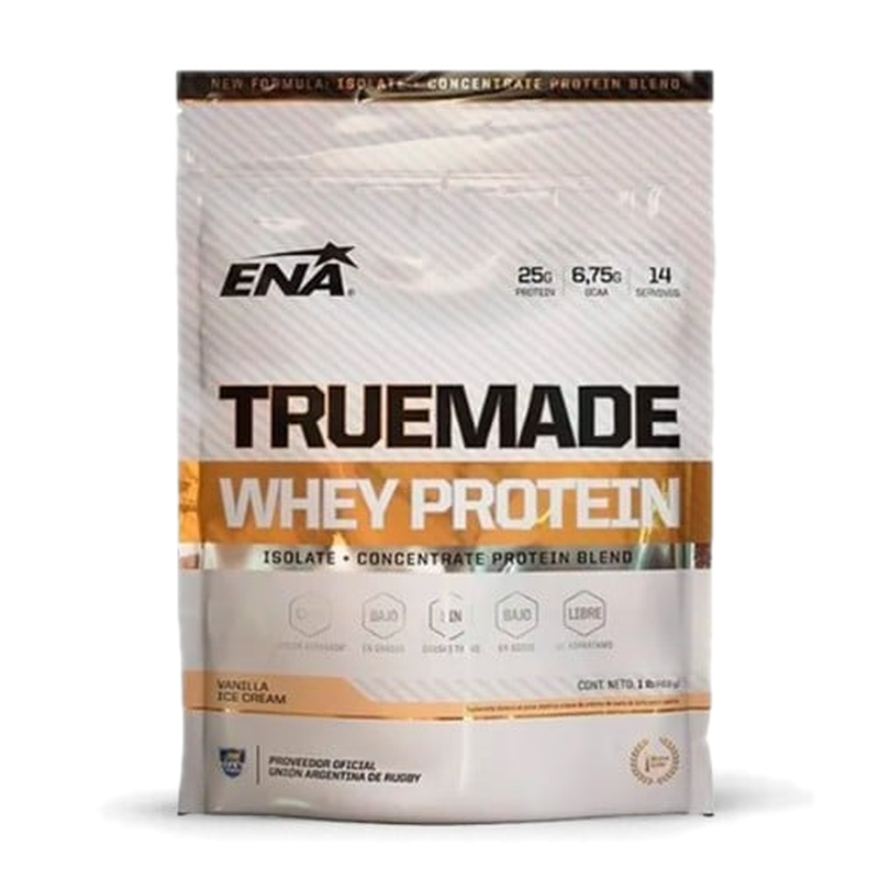 Suplemento Ena Whey Isolado True Made Vainilla 453 G