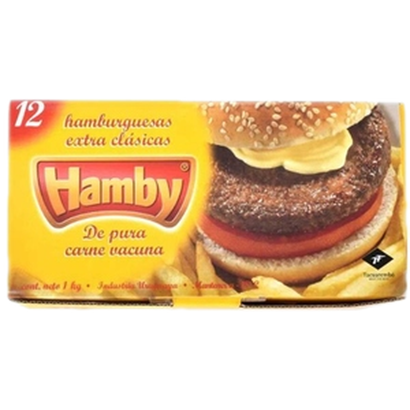 Promo Hamburguesa Hamby 12 Unidades
