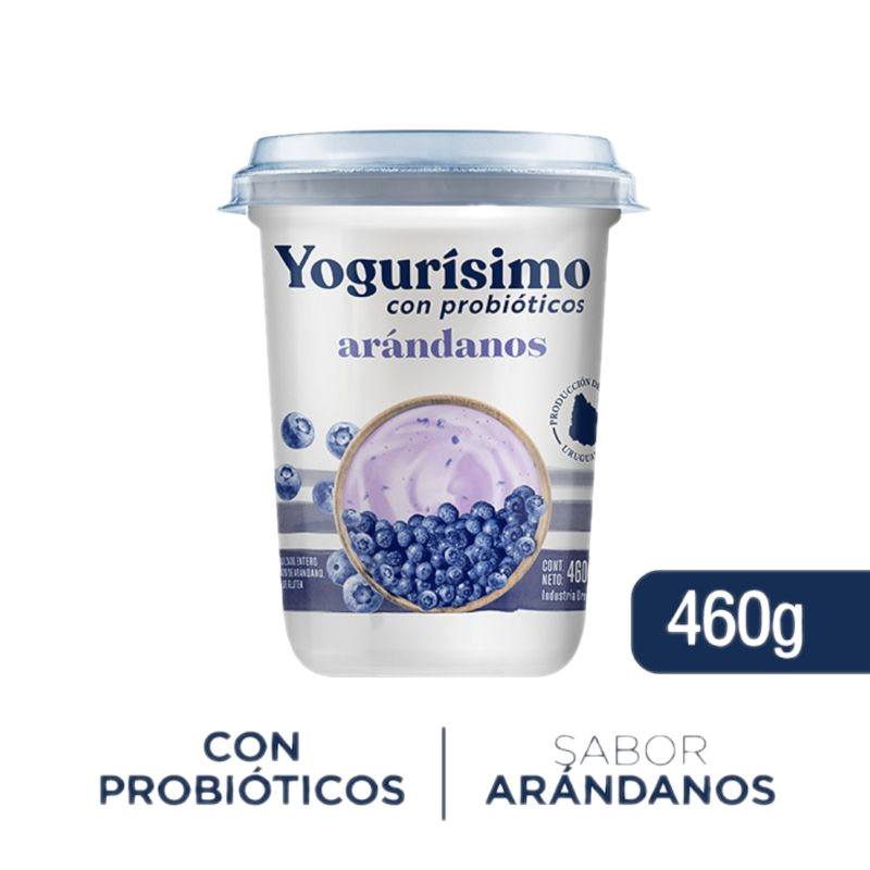 Yogur Yogurísimo Natural Con Arándanos 460 G