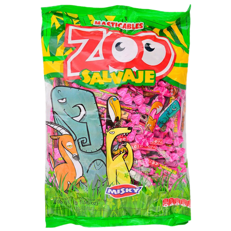Caramelos Masticables Zoo Salvaje Misky 498 G