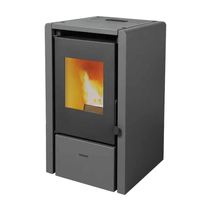Estufa Vivion Piccola Pellet 6kw C/caños