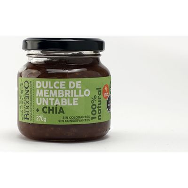 Mermelada Buccino Dulce De Membrillo Y Chía 270 G
