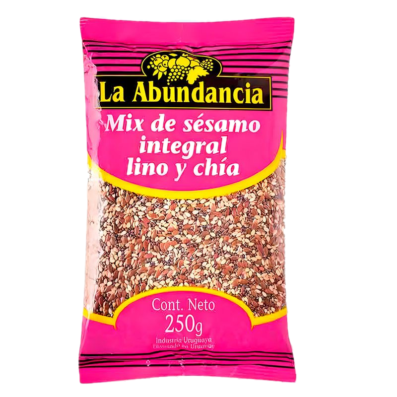 Mix Girasol Sésamo Lino Y Chía La Abundancia 250 G