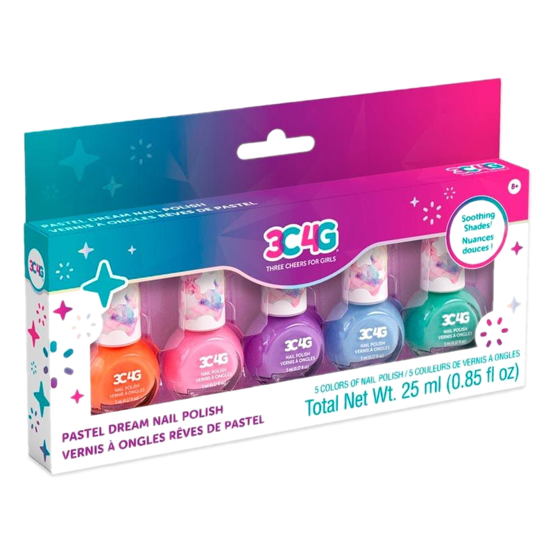 Set De 5 Esmaltes Pastel