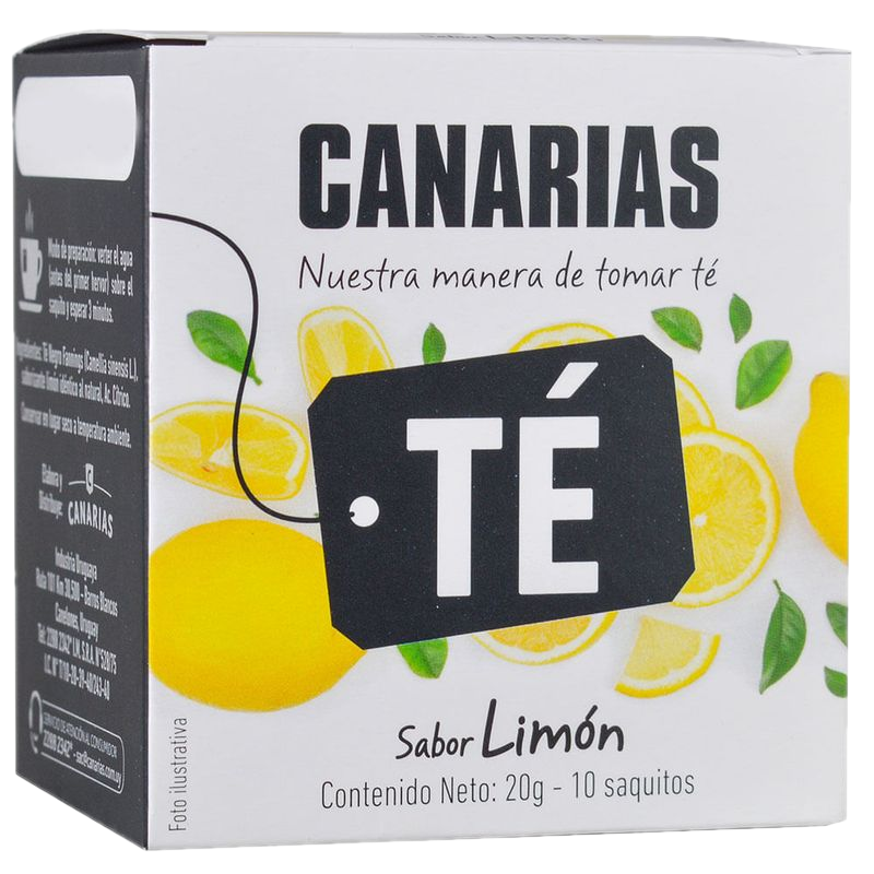 Té Negro Limón Canarias 10 Sobres