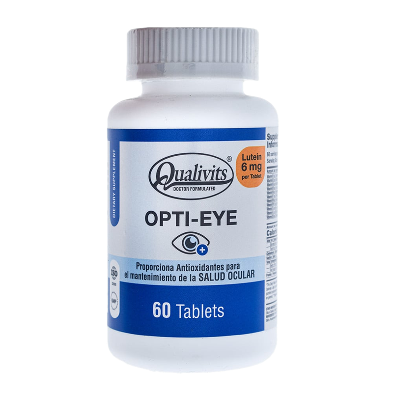 Suplemento Qualivits Opti Eye With Lutein 60 Tabletas