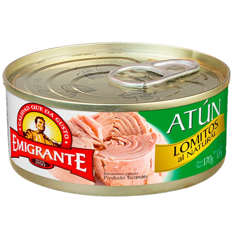 Atún Lomito Al Natural Emigrante 170 G