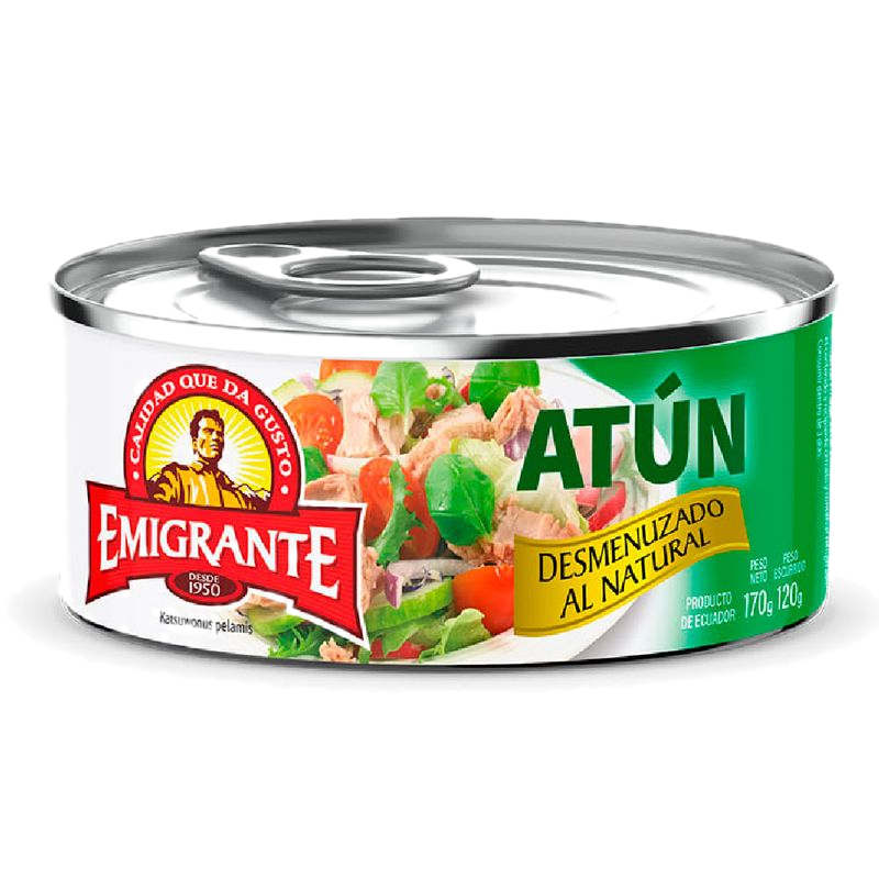 Atún Desmenuzado Al Natural El Emigrante 170 G