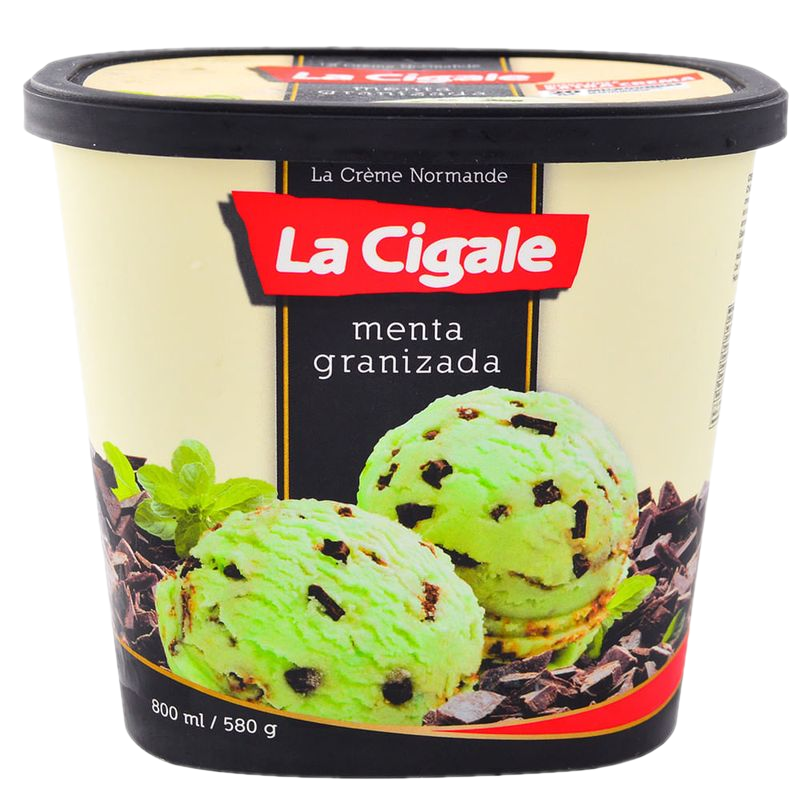 Helado Menta Granizada La Cigale 800 Ml