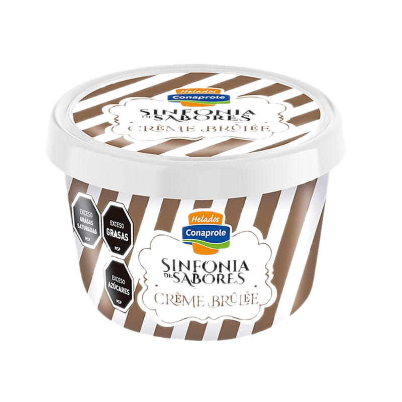 Helado Conaprole Crème Brûlée Marmolado 250 Ml