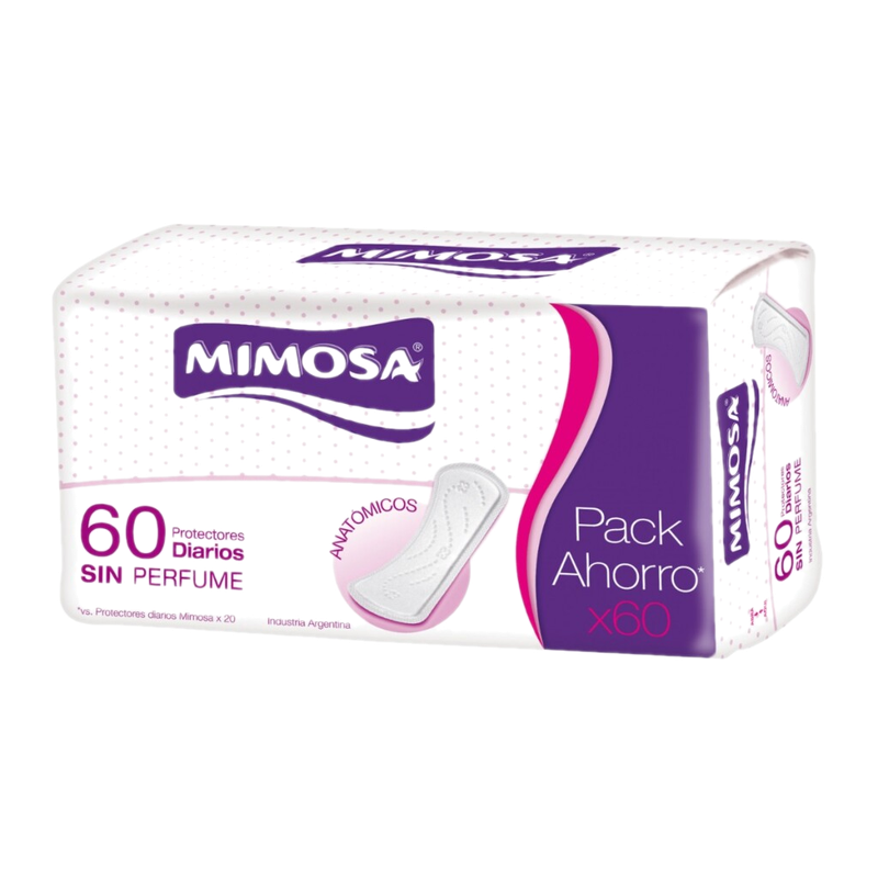 Protectores Diarios Mimosa 60 Unidades