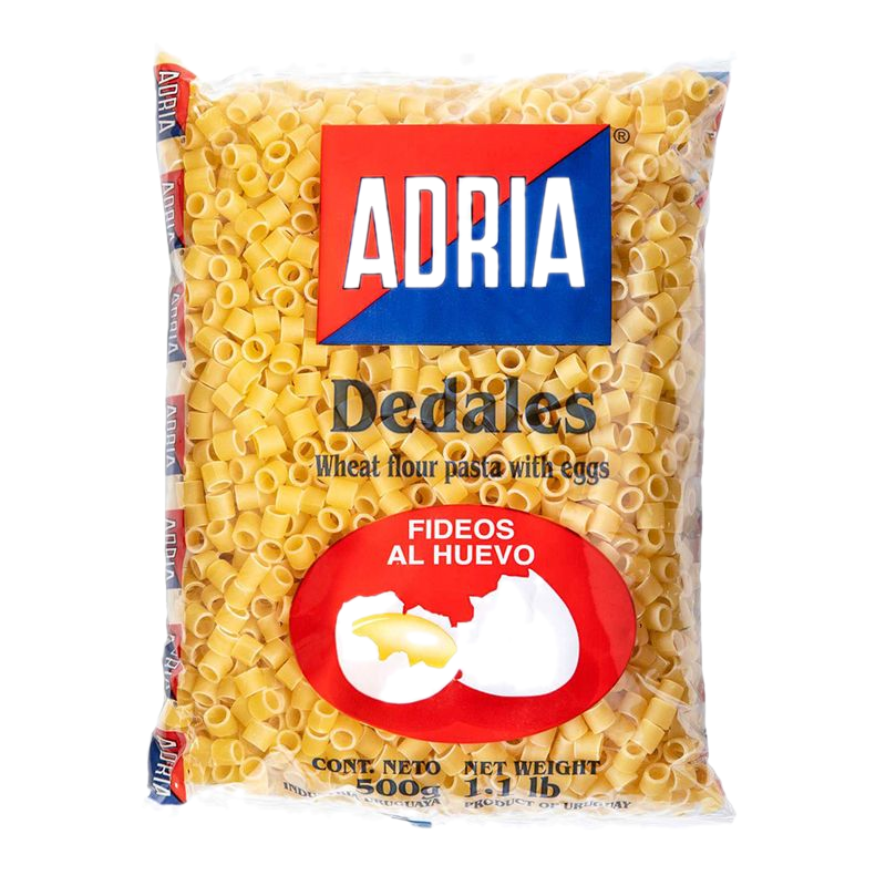 Fideos Al Huevo Adria Dedales 500 G