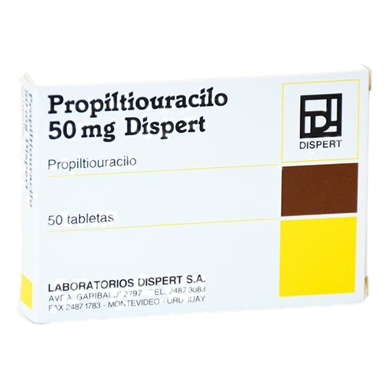 Propiltiouracilo 50 Mg X 50 Comprimidos