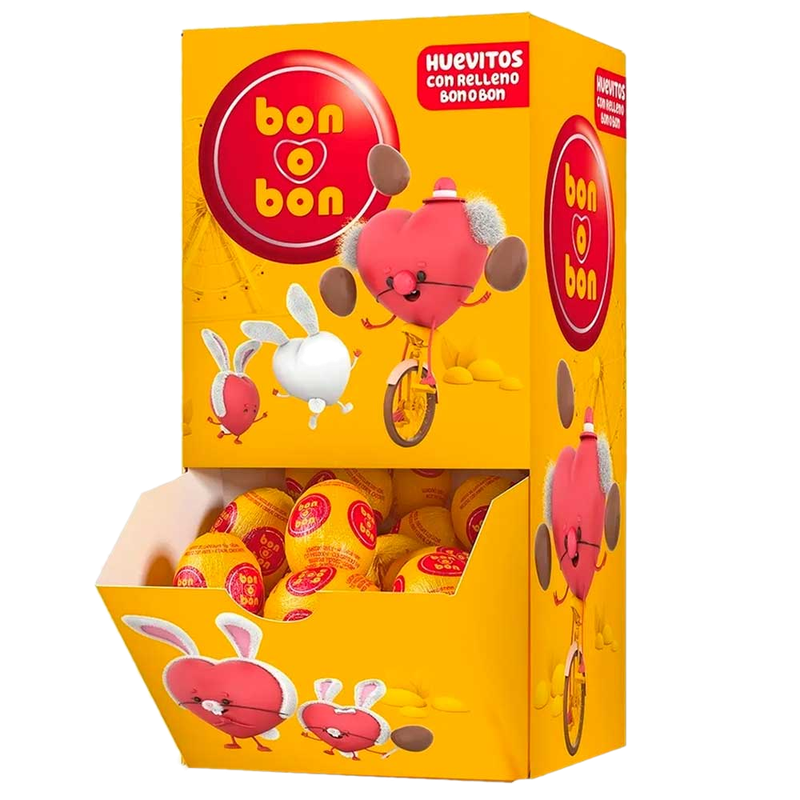 Huevito De Pascua De Chocolate Con Relleno Bon O Bon 8 G Unidad