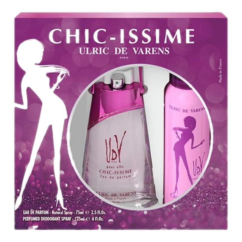 Cofre Udv Perfume Chic-issime Femme Edp 75 Ml + Desodorante 125 Ml