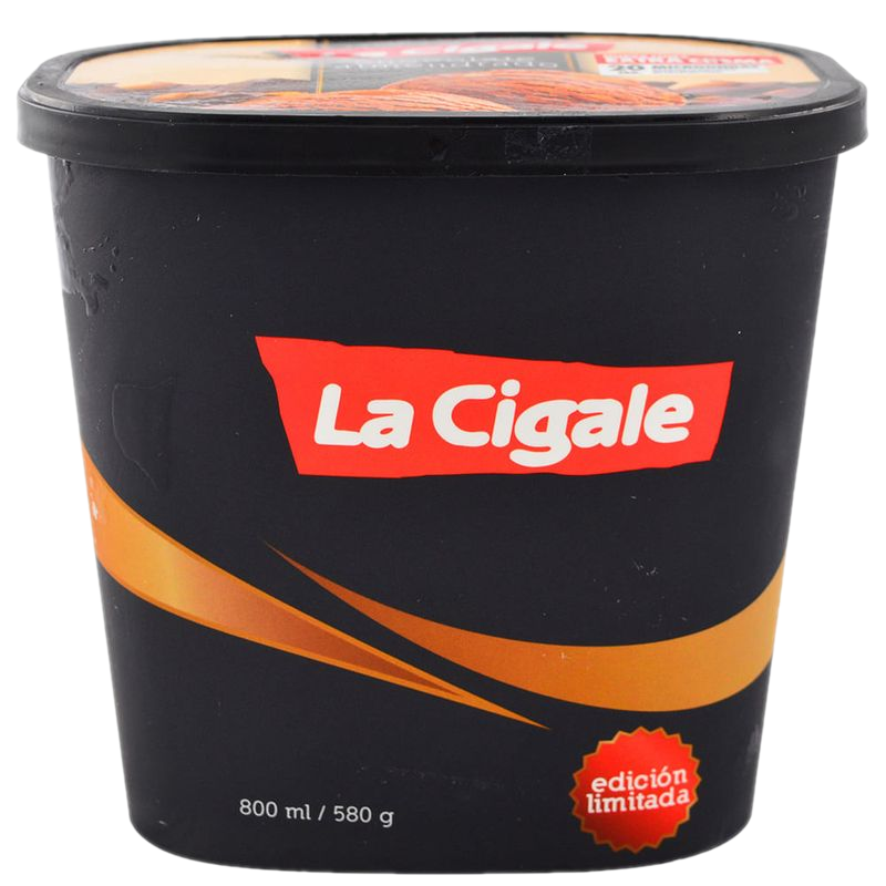 Helado Chocolate Almendrado La Cigale 800 Ml