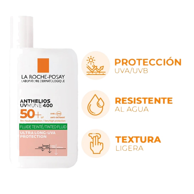 Protector Solar La Roche Posay Anthelios Oil Control Color Fps50+ 50 Ml