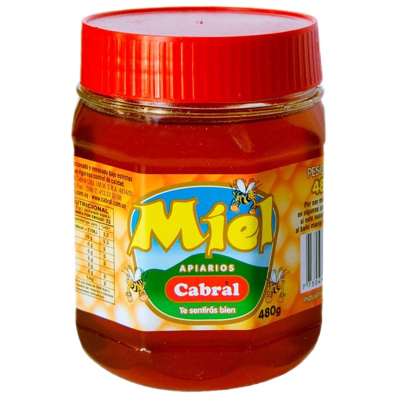 Miel Pura De Abeja Cabral 480 G