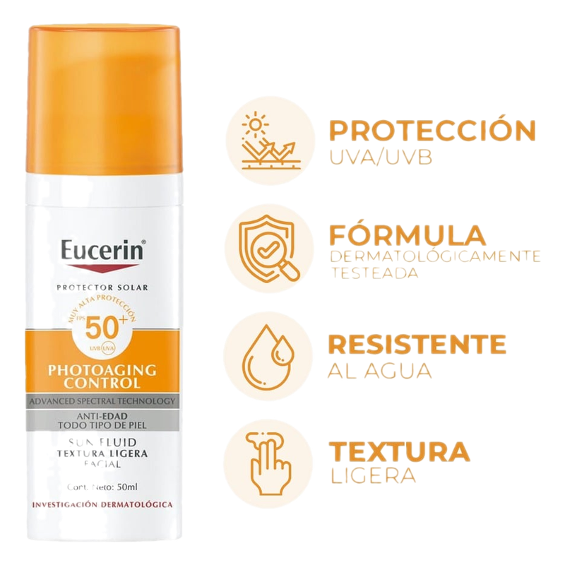Eucerin Sun Crema Facial Antiedad Spf50 50 Ml