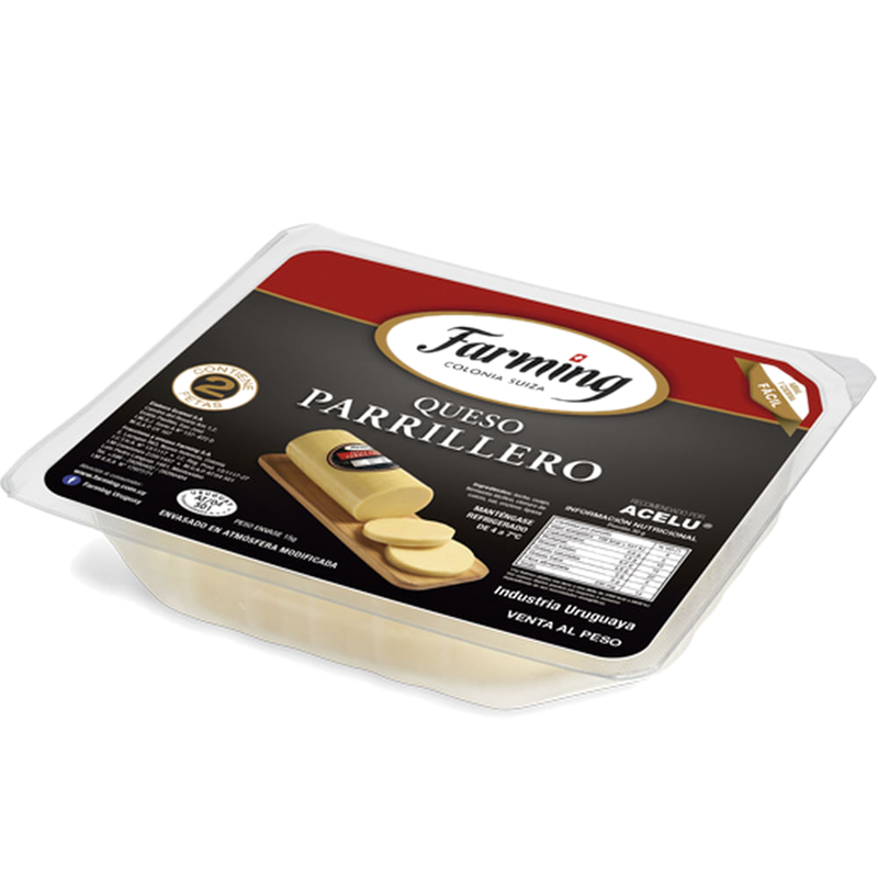 Queso Parrillero Sabor Ahumado Farming Fracción 200 Gr