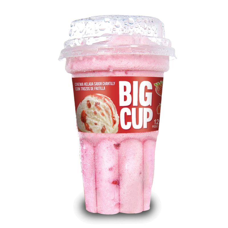 Helado Crufi Big Cup Frutilla 125 G