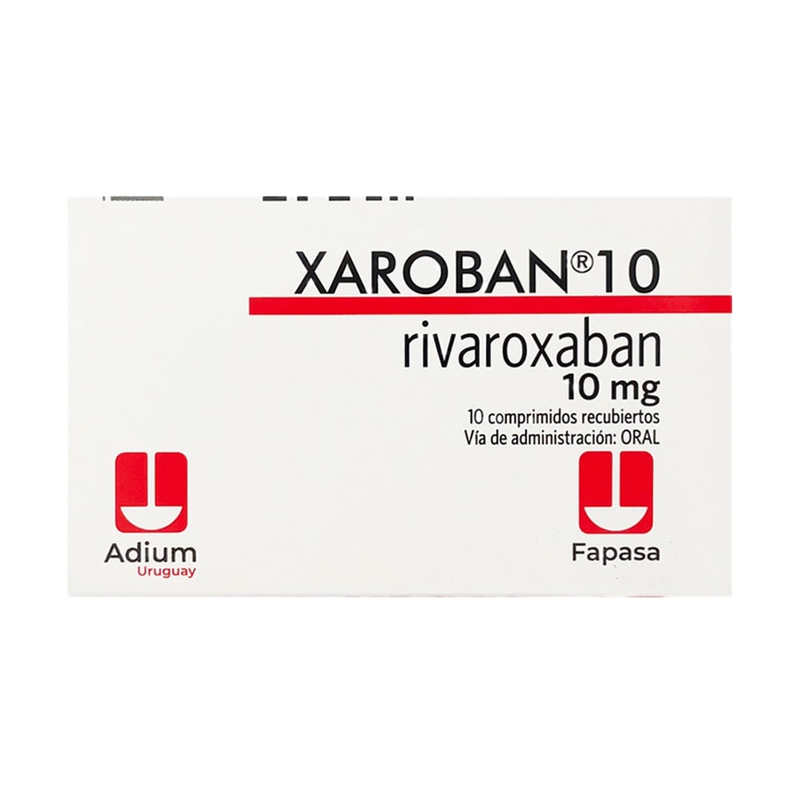 Xaroban 10 Mg 10 Comprimidos