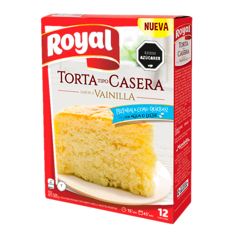 Premezcla Royal Bizcochuelo Vainilla 450 G