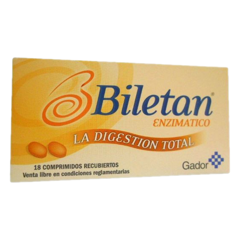Biletan Enzimatico X 18 Comprimidos