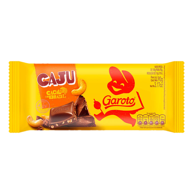 Chocolate Castaña Cajú Garoto 80 G
