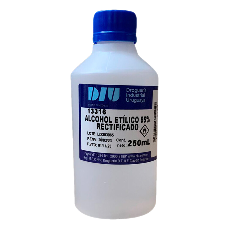 Alcohol Rectificado 250 Ml