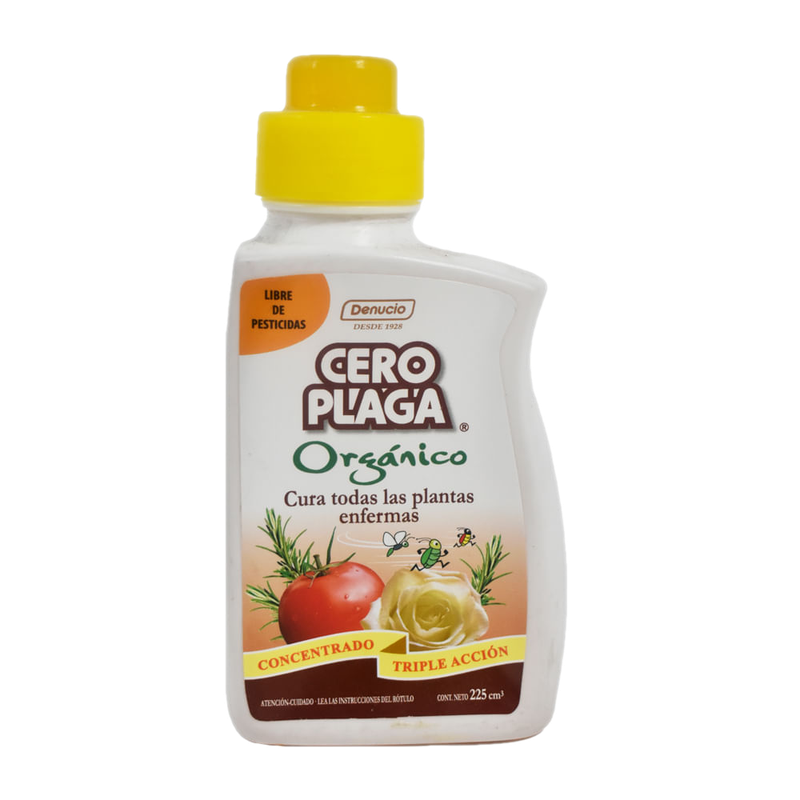 Insecticida Orgánico Concentrado Cero Plaga 225 Ml