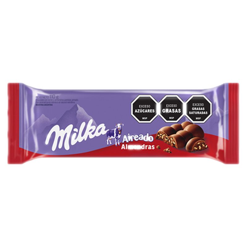 Chocolate Milka Leger Almendras 100 G