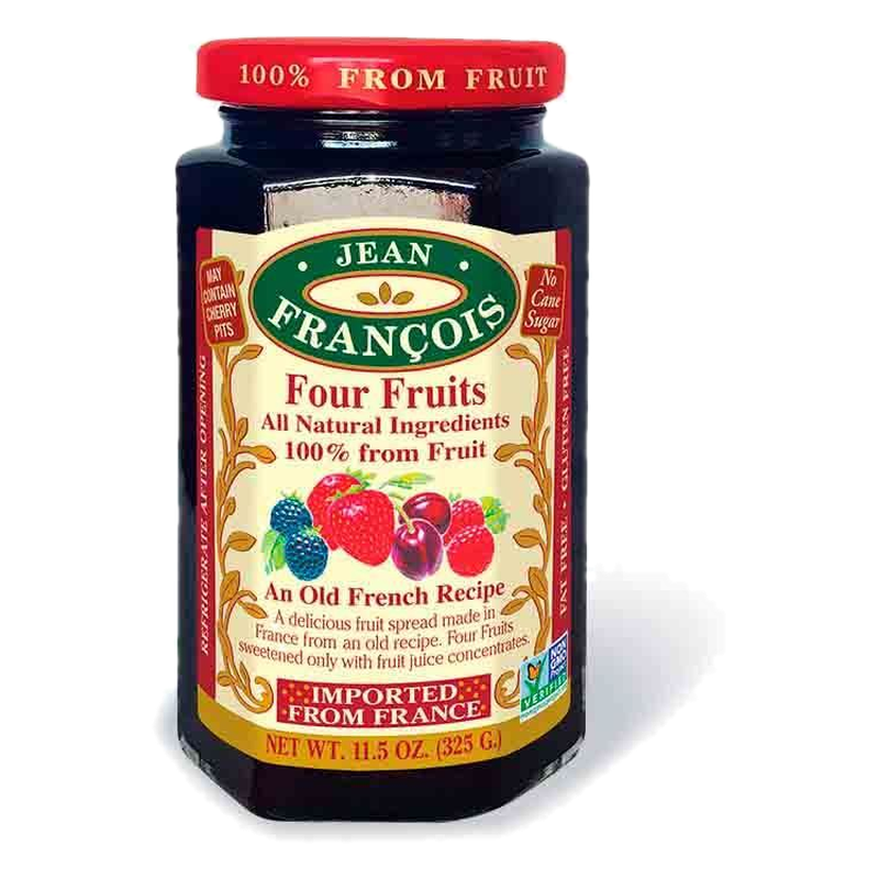 Mermelada 4 Frutos Sin Azúcar Jean Francois 325 G