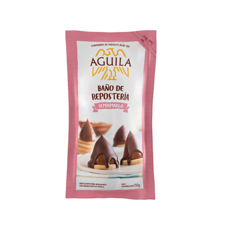 Chocolate Aguila Cobertura Semi Amargo 150 G