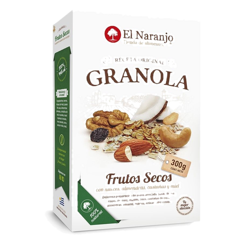 Granola El Naranjo Con Frutos Secos 300 G