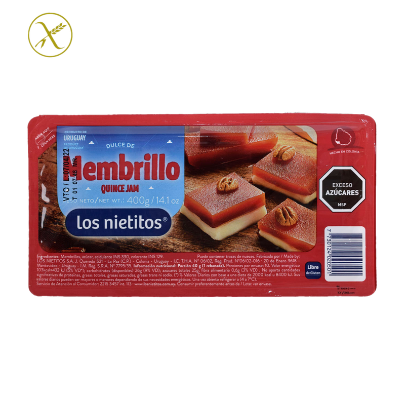 Dulce De Membrillo Los Nietitos 400 G