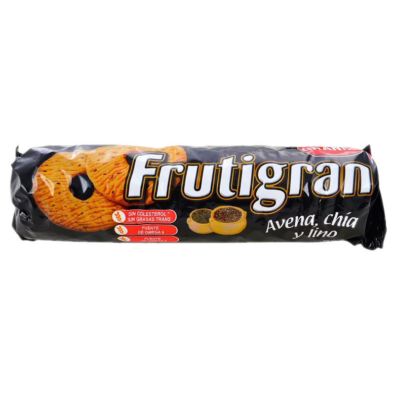 Galletitas Dulces Frutigran Semillas Chía Y Lino