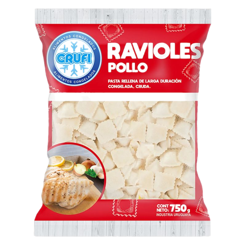 Ravioles De Pollo Crufi 750 G
