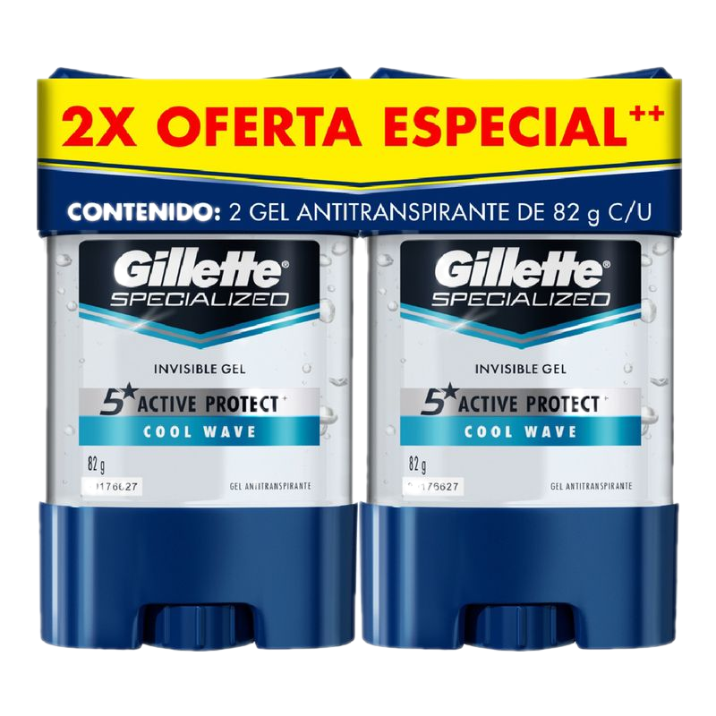 Pack 2 Unidades Desodorante Gillette Cool Wave