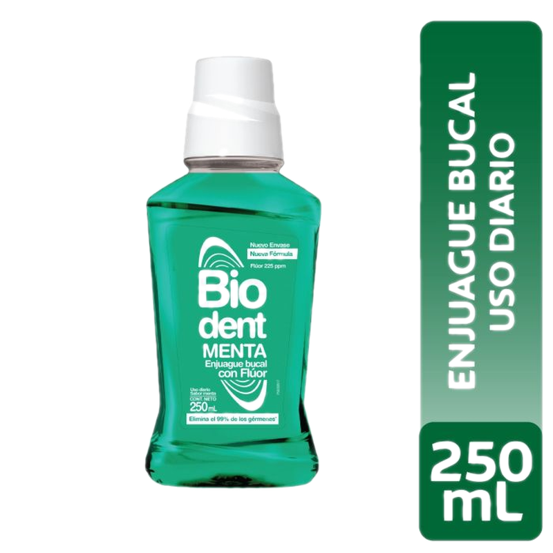 Biodent Enjuague Bucal Mint 250 Ml