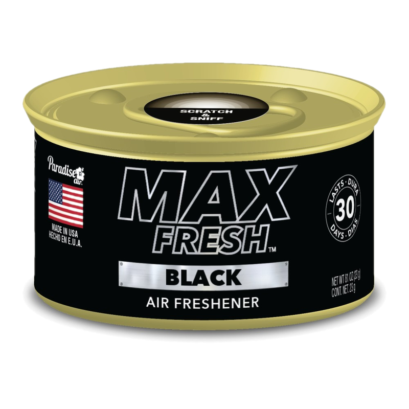 Aromatizante Paradise Air En Lata Max Fresh Black 22 G
