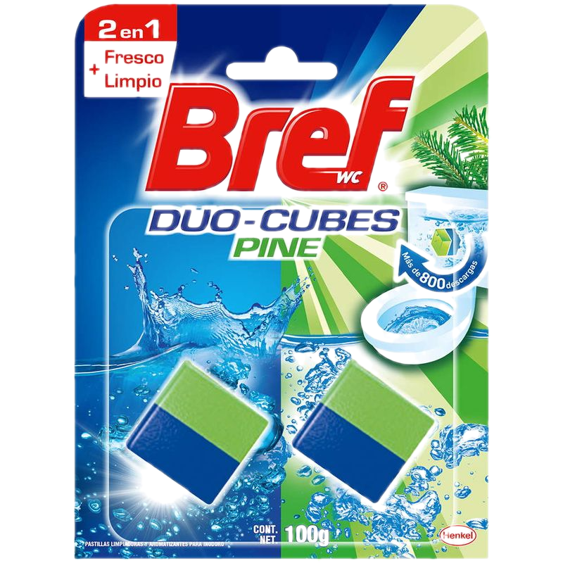 Desodorante Inodoro Bref Dúo Cubos Pino