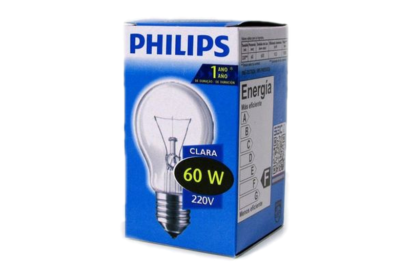 Lampara Philips Incandescente 60w